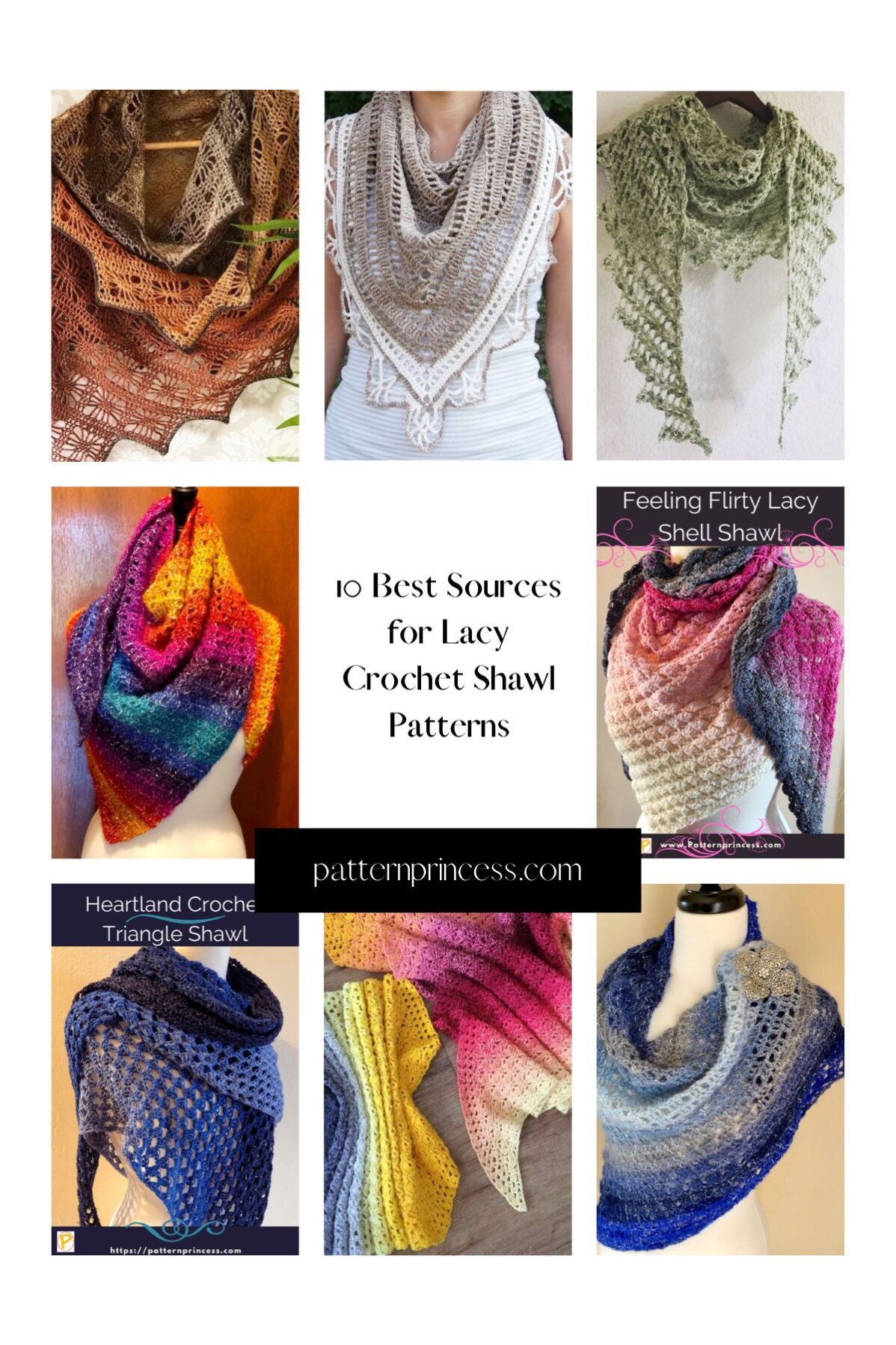 10 Best Sources for Lacy Crochet Shawl Patterns