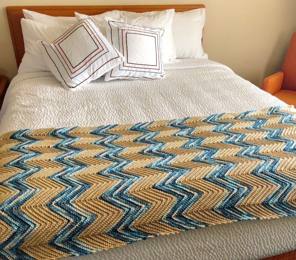 Chevron Country Bed Scarf