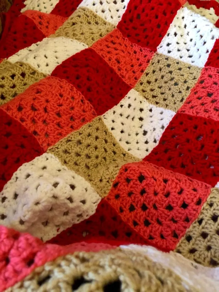 Crochet Blanket on my Lap