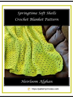 Springtime Soft Shells Crochet Blanket Pattern 1