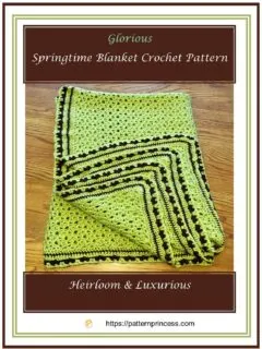 Glorious Springtime Blanket Crochet Pattern 1