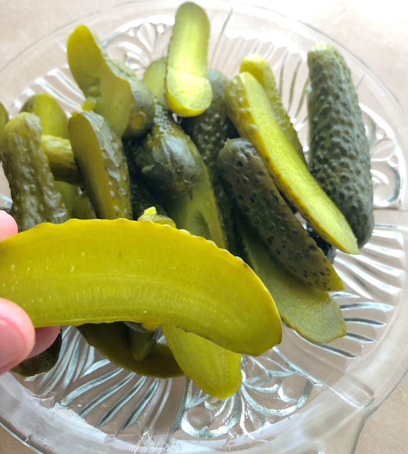 Homemade Taste from Store Bought Pickles Pattern Princess