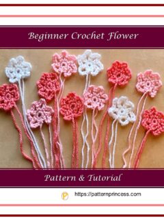 Beginner Crochet Flower 1