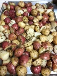 Baby Potatoes Ready for Roasting