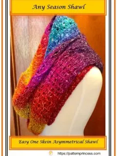 Any Season Shawl Crochet Pattern 1