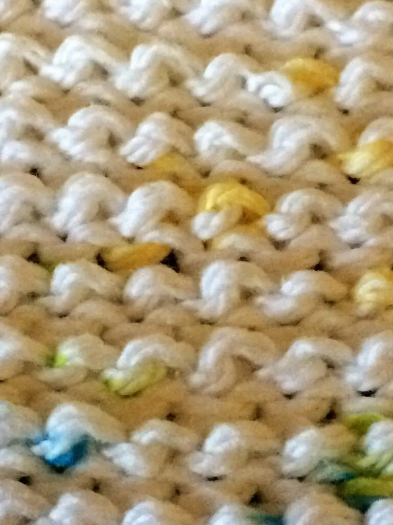 Front of Tunisian Simple Stitch