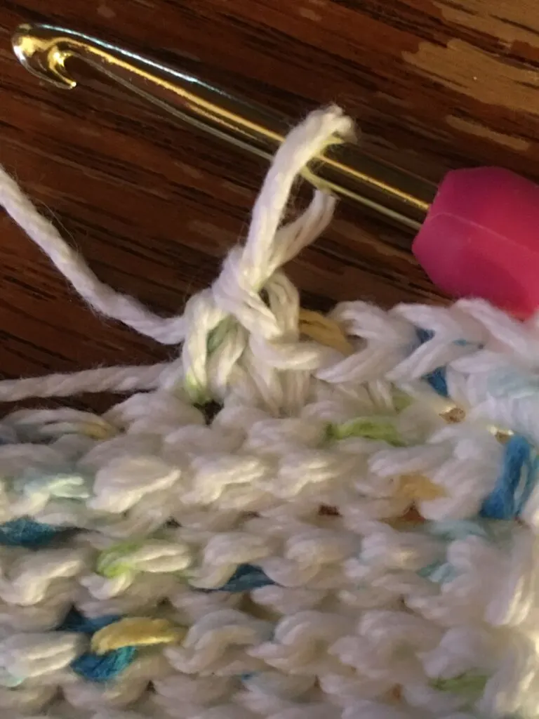 Single Crochet in Each Stitch 3 SC in Each Corner