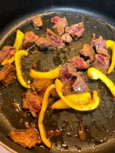 Beef Tenderloin with Yellow Pepper