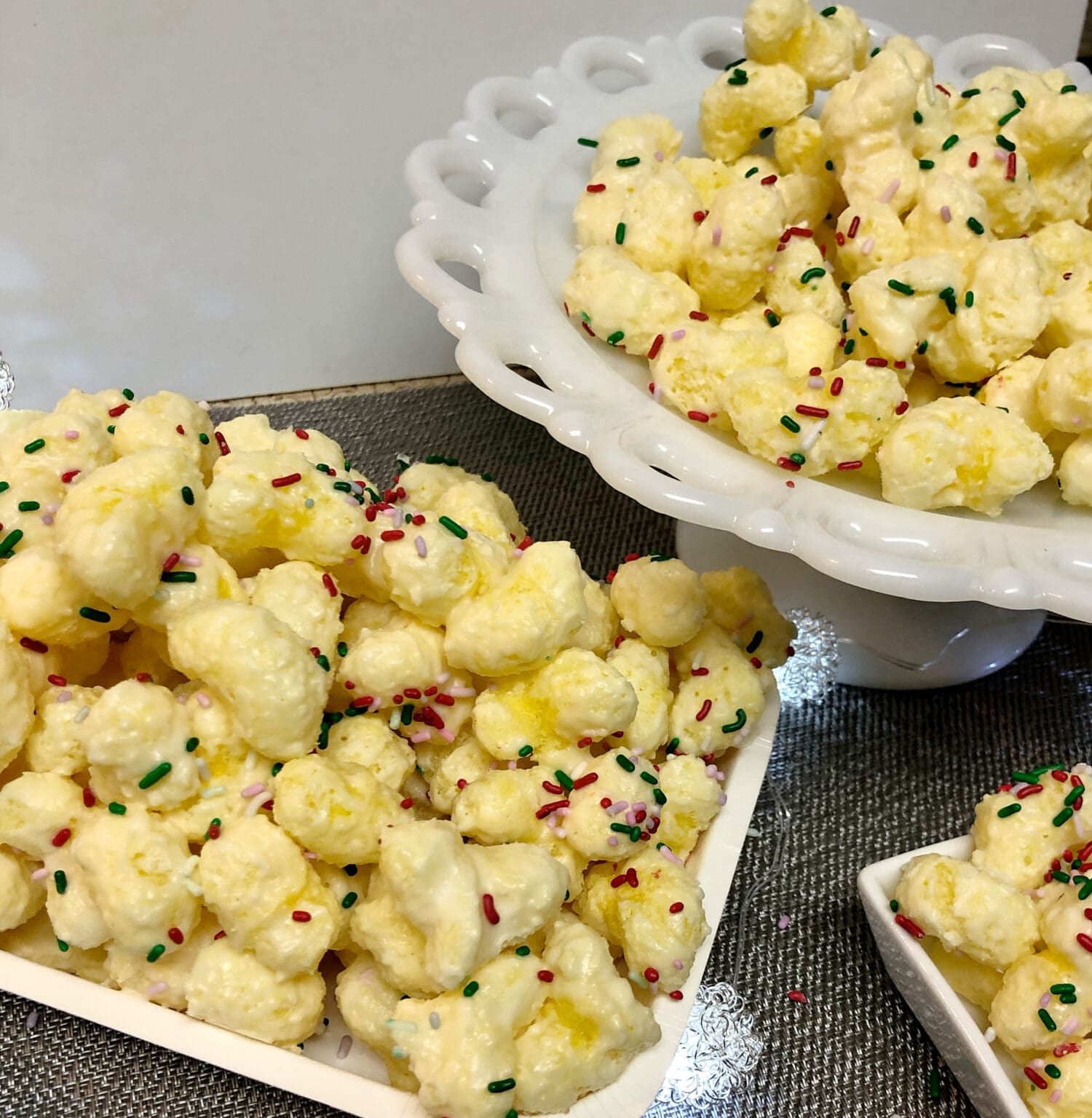 White Chocolate Puff Corn Crack Pattern Princess