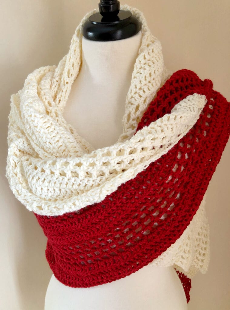 Valentine Crochet Shawl