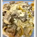 Creamy Gorgonzola Pasta With Beef Tenderloin