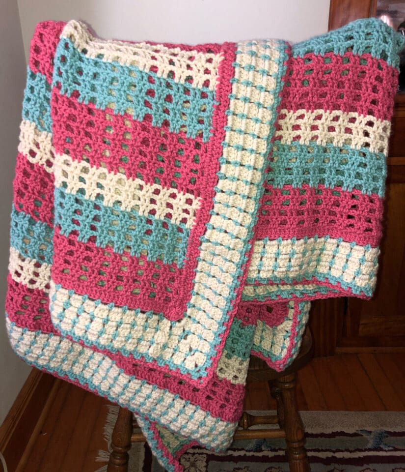 Thinking of Spring Crochet Afghan - Pattern Princess