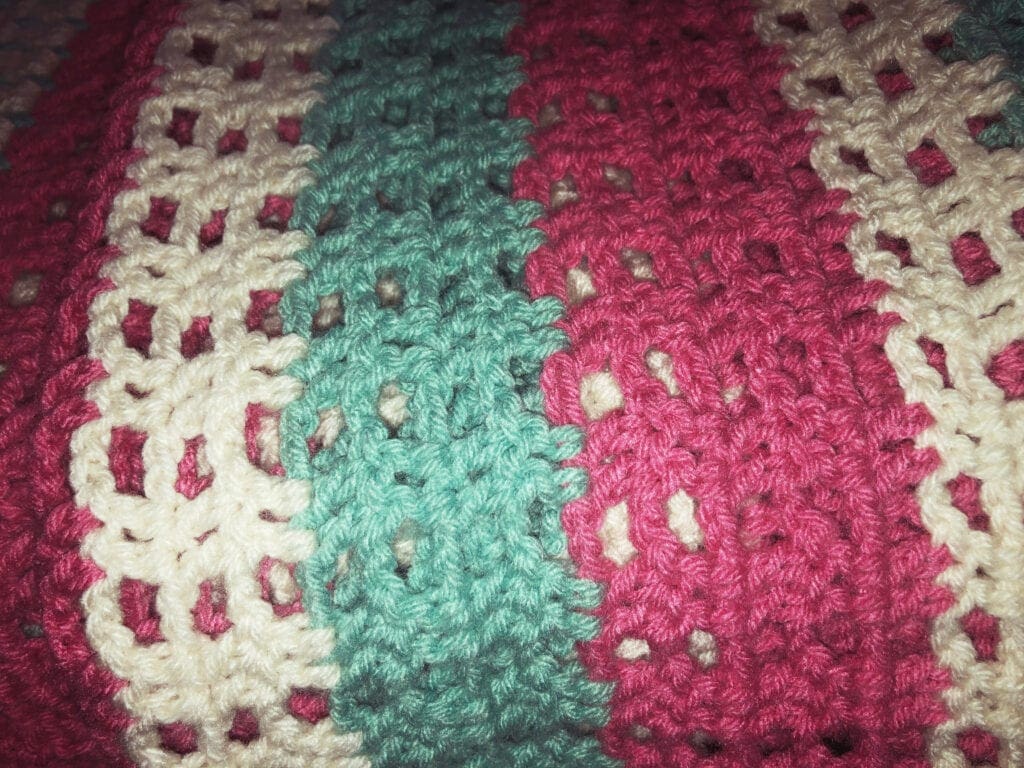 Mesh Crochet Blanket