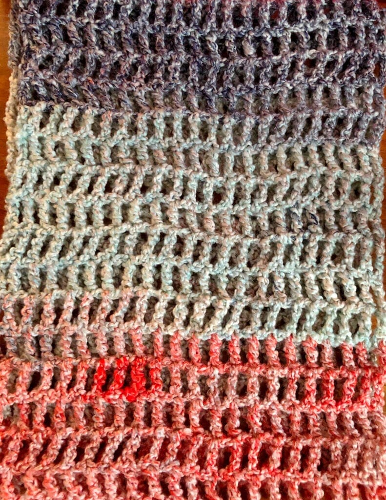 Chunky Cowl Vertical Stitch Pattern