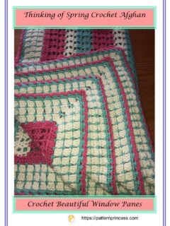 Thinking of Spring Crochet Afghan