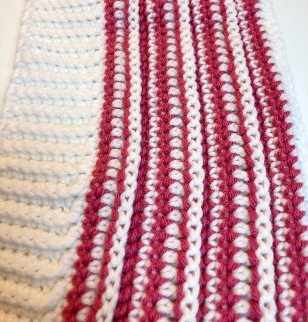 Photo of Crochet Beanie Pattern Before Joining