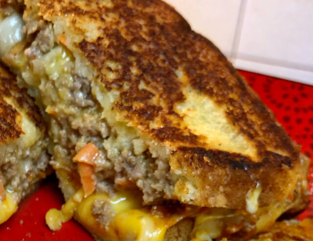 Grilled Leftover Meatloaf Sandwich - Pattern Princess