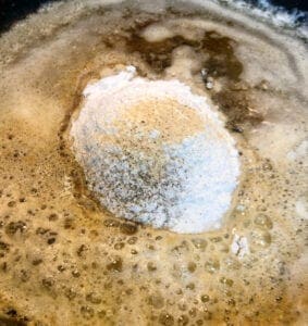 Adding Flour to the Butter