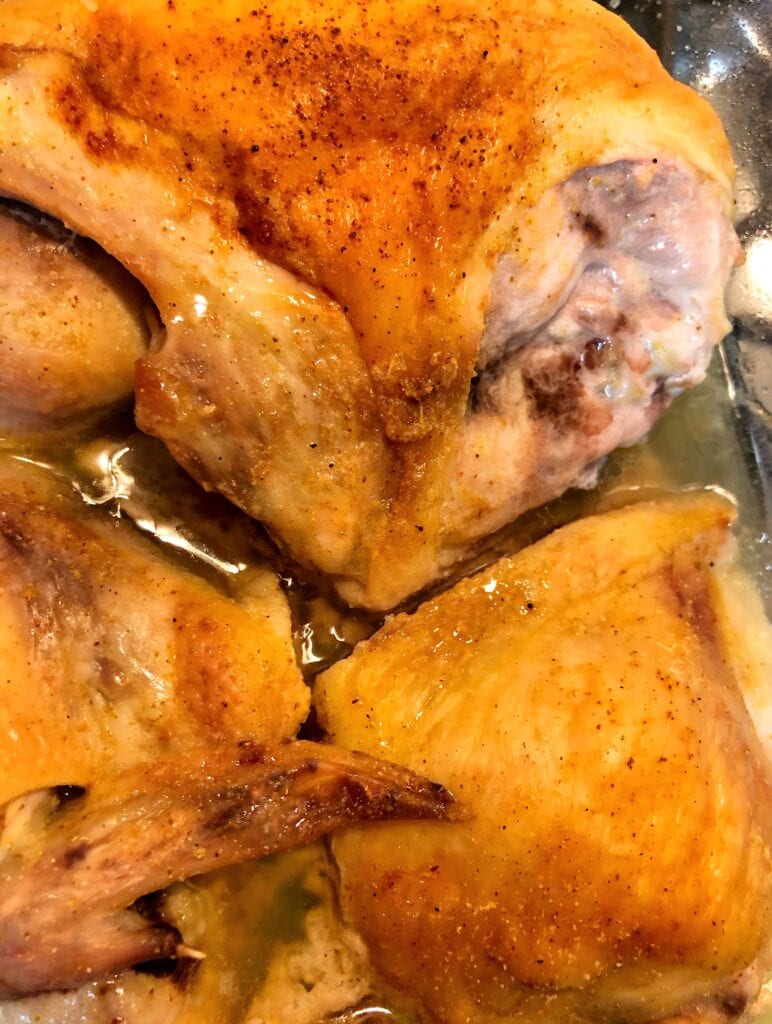 Oven Baked Chicken with Two Ingredients and Three Seasonings
