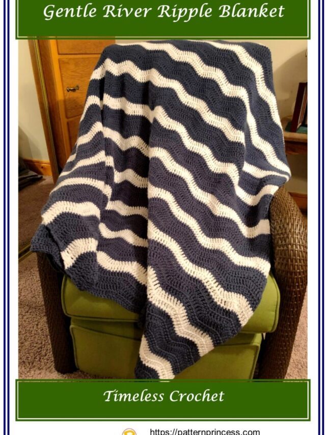 Ripple Blanket Free Crochet Pattern