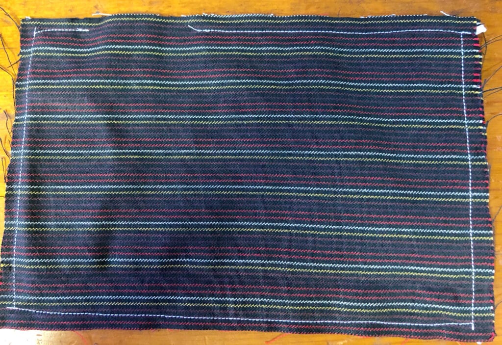 First Sewing Pass Completed