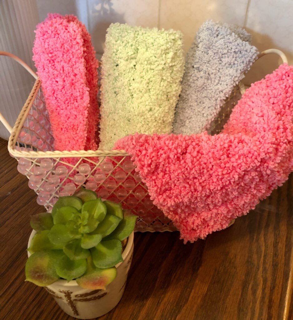 Plush Crochet Cloth, Soft and Fluffy