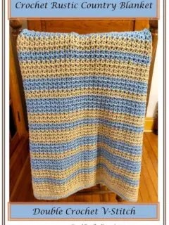 Crochet Rustic Country Blanket Pattern