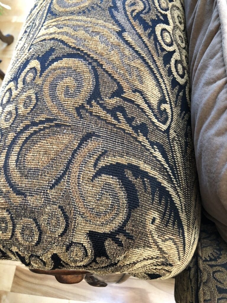 Close-up of Sofa Fabric