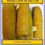 Boiled Corn on the Cob