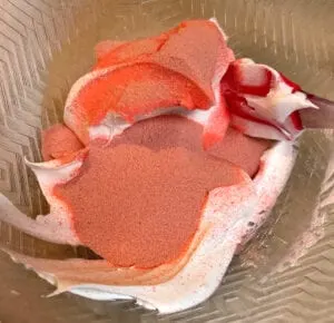Adding Strawberry Gelatin to Whipped Topping