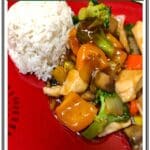 Chicken and Vegetables in Brown Sauce