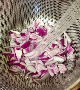 Rinsing Onions