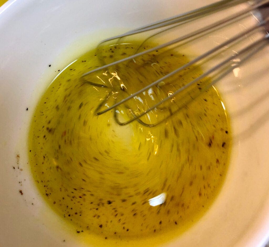 Preparing Vinaigrette