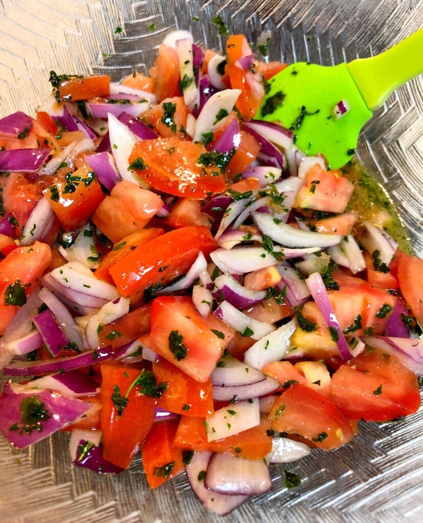 Marinated Tomato and Onion Salad