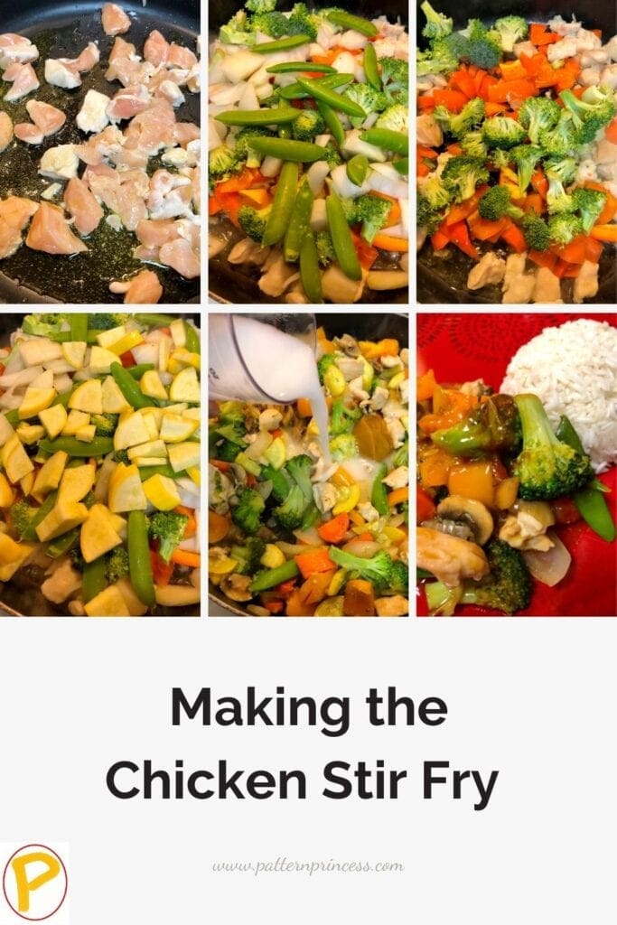 Steps in Making the Easy Chicken Stir Fry