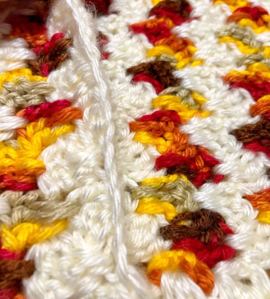 Crochet Border on the Bottom Fold