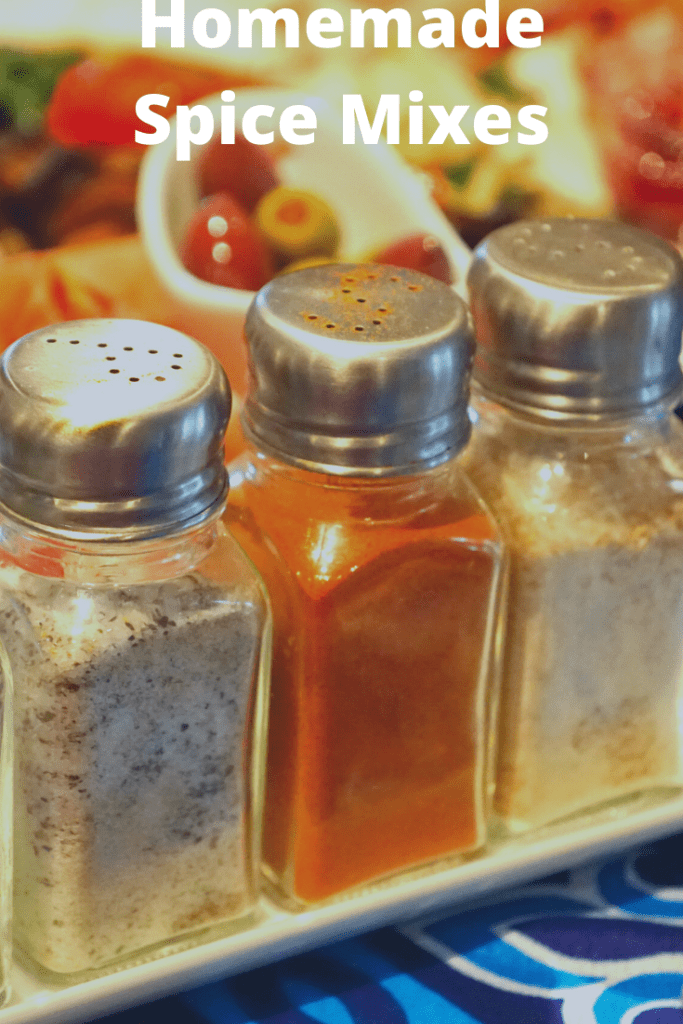 Homemade Spice Mixes in Shakers