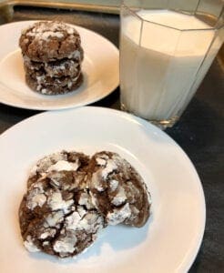 Chocolate Cookies and Milk