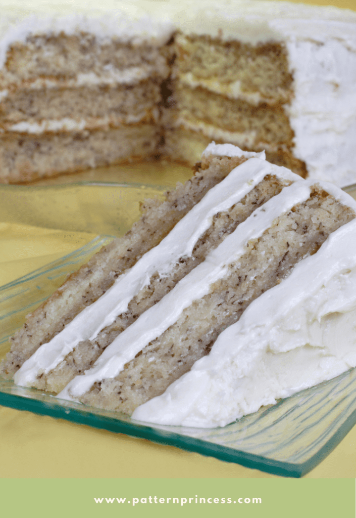 Banana Cake With Cream Cheese Frosting