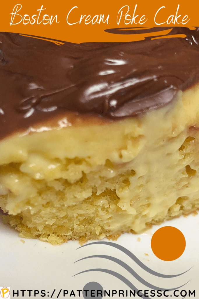 Boston Cream Poke Cake 1