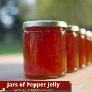 Jars of Canned Pepper Jelly