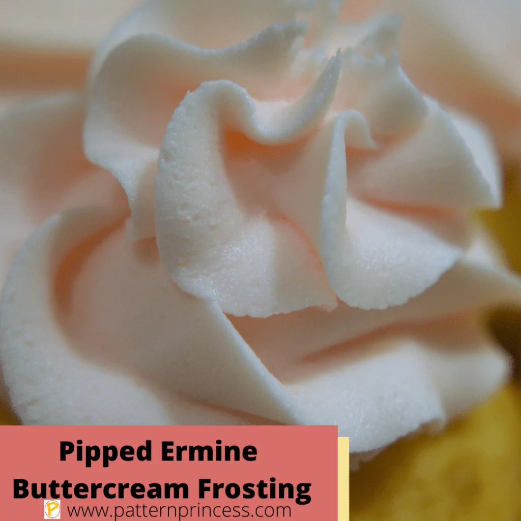Pipped Ermine Buttercream Frosting