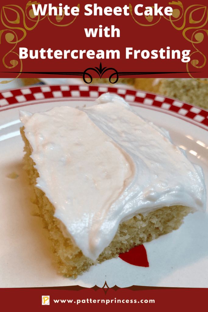 Vanilla Sheet Cake with Buttercream Frosting