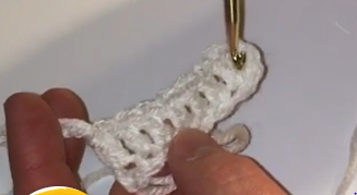 Double Crochet Stitch Sample
