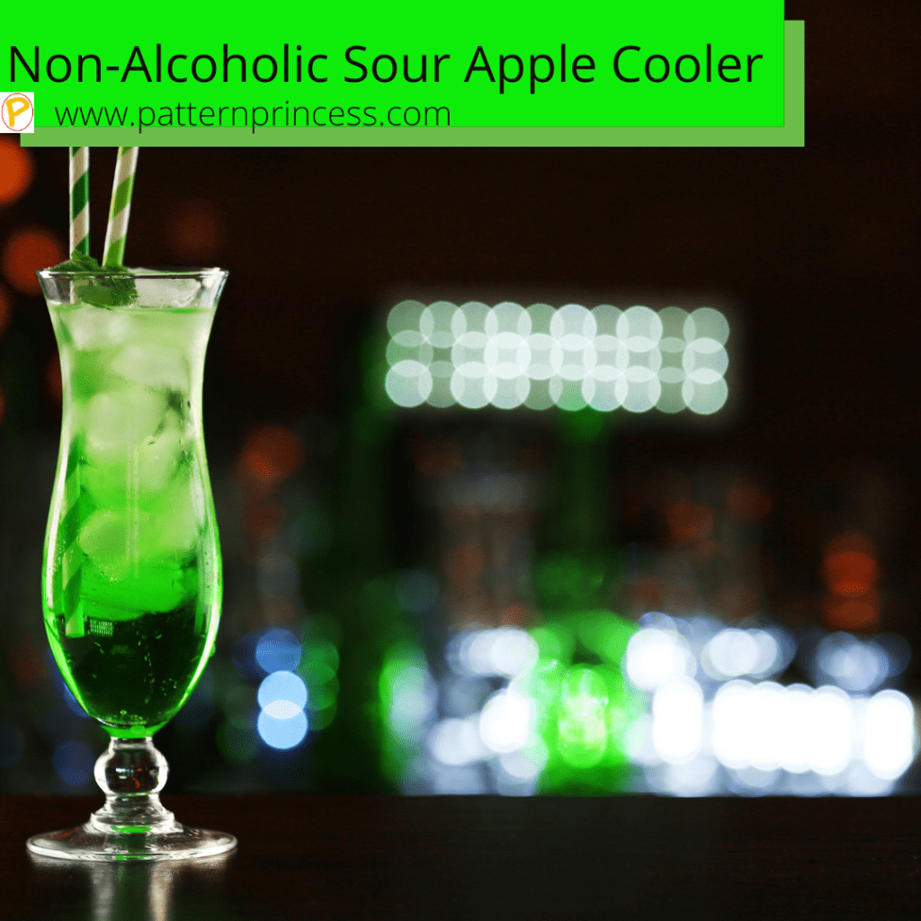 Non-Alcoholic Sour Apple Cooler Drink