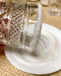 Sugaring the Rim of a Glass