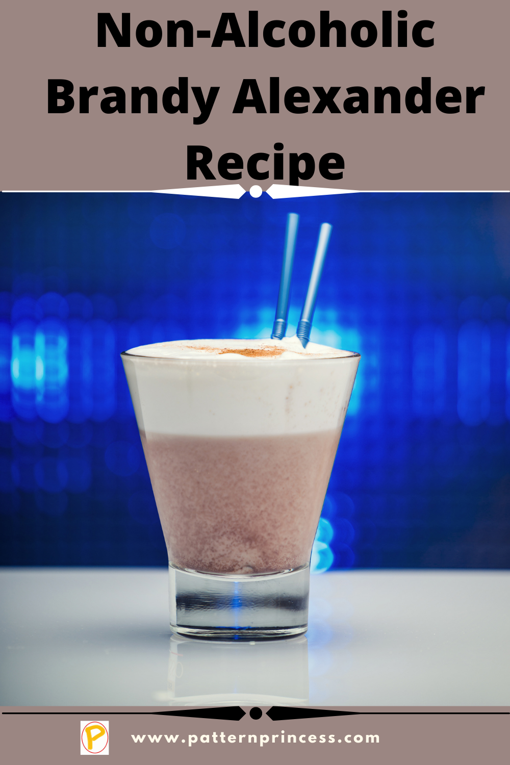 Brandy Alexander Ice Cream Drink Pattern Princess