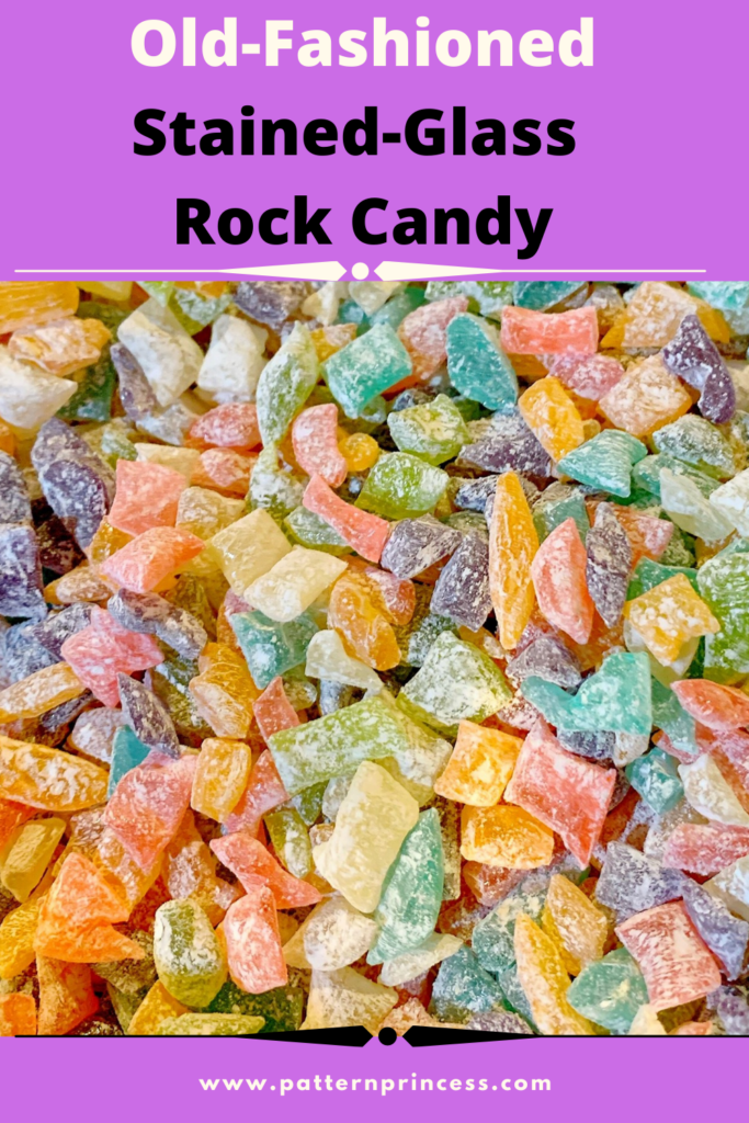Old-Fashioned Stained-Glass Rock Candy