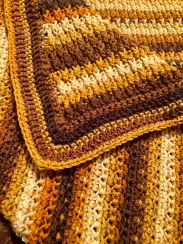 Latte Delight Crochet Blanket - Pattern Princess