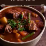 Vegetable Beef Soup “Tender Beef”